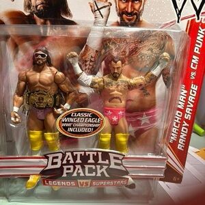 WWE Battle Pack Legends vs Superstars Action Figures